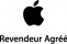 apple logo noir